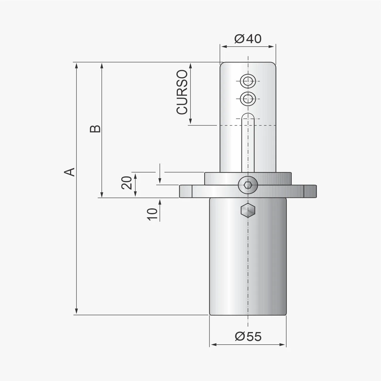 Desenho técnico do levantador PNFA-01 - imagem 1